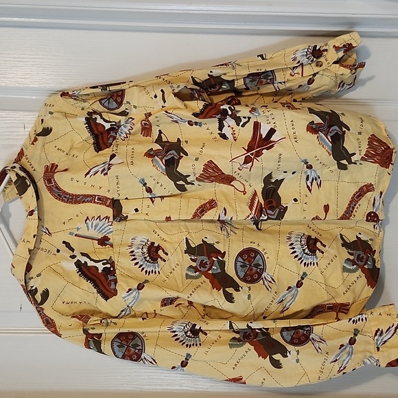 Vintage Native American Western Button top - Picture 6 of 6